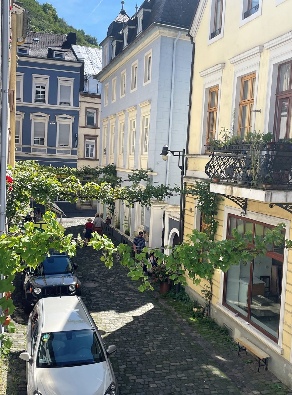 Sicht aus dem Wohnzimmerfenster 