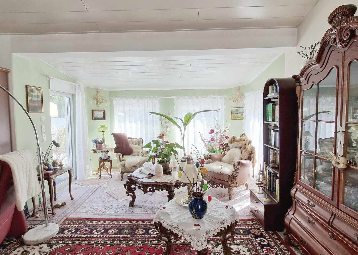 Wohnzimmer Zugang zum ruhigen Garten 