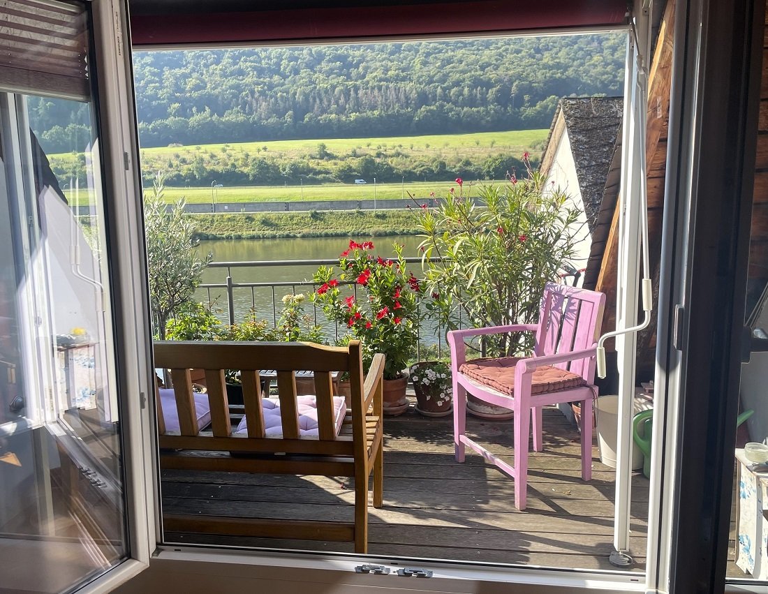 Büro ,Schlafzimmer oder Wohnzimmer mit Moselblick 