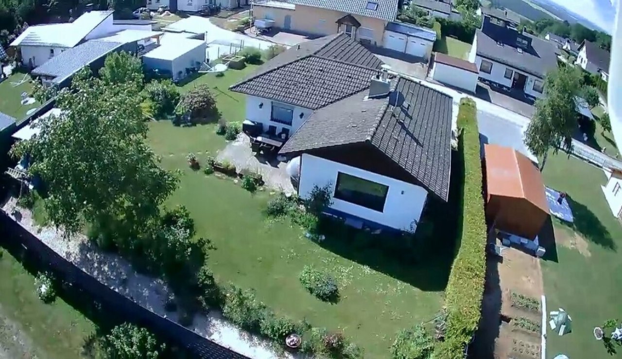 Luftbild Bungalow ruhige Ortsrandlage Luftbild Bungalow ruhige Ortsrandlage