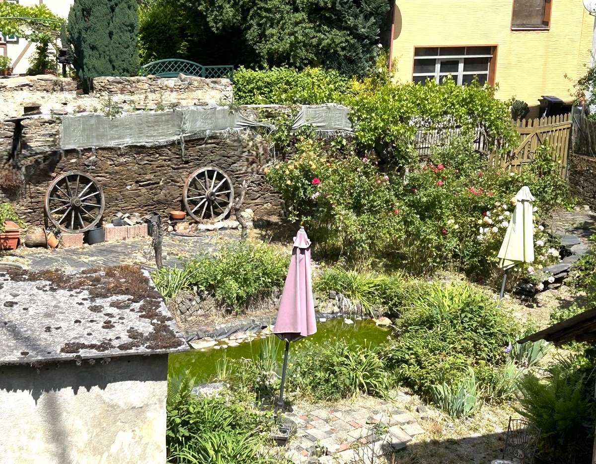sehr , sehr schöner Garten hinter dem Haus sehr , sehr schöner Garten hinter dem Haus