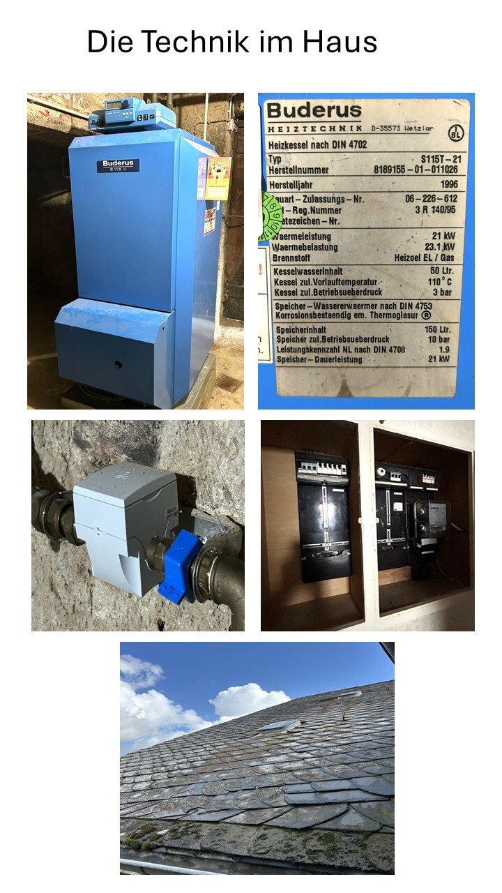 Die Technik im Haus (nur wenig zu ändern) Die Technik im Haus (nur wenig zu ändern)