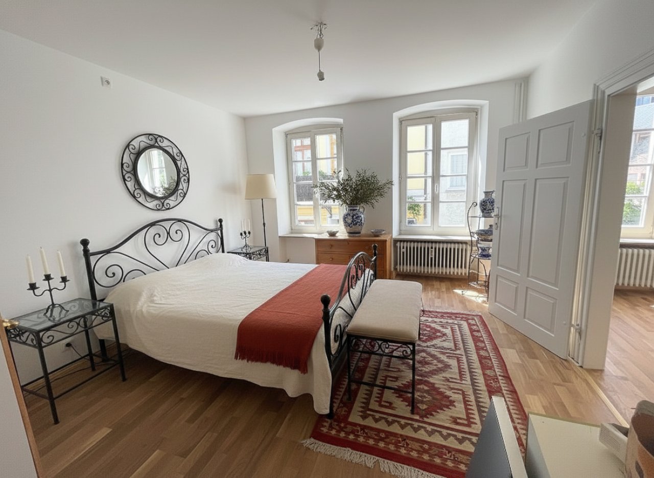 Schlafzimmer im 1. OG = 18 qm 