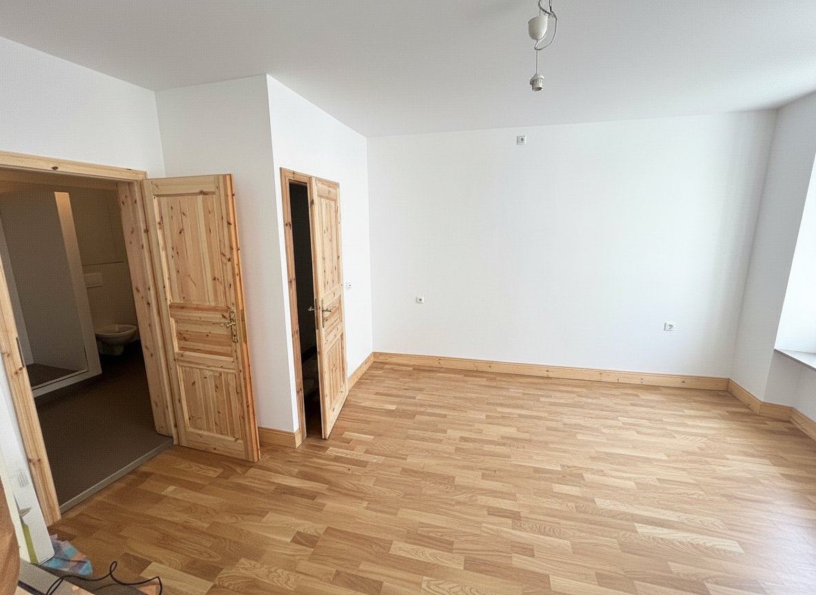 Schlafzimmer mit Zugang Bad und Ankleideraum 