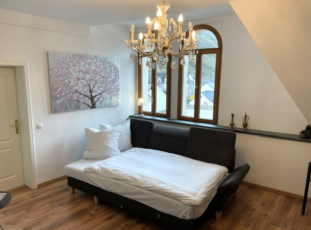 Schlafcouch in der ETW Hühnerberg Schlafcouch in der ETW Hühnerberg