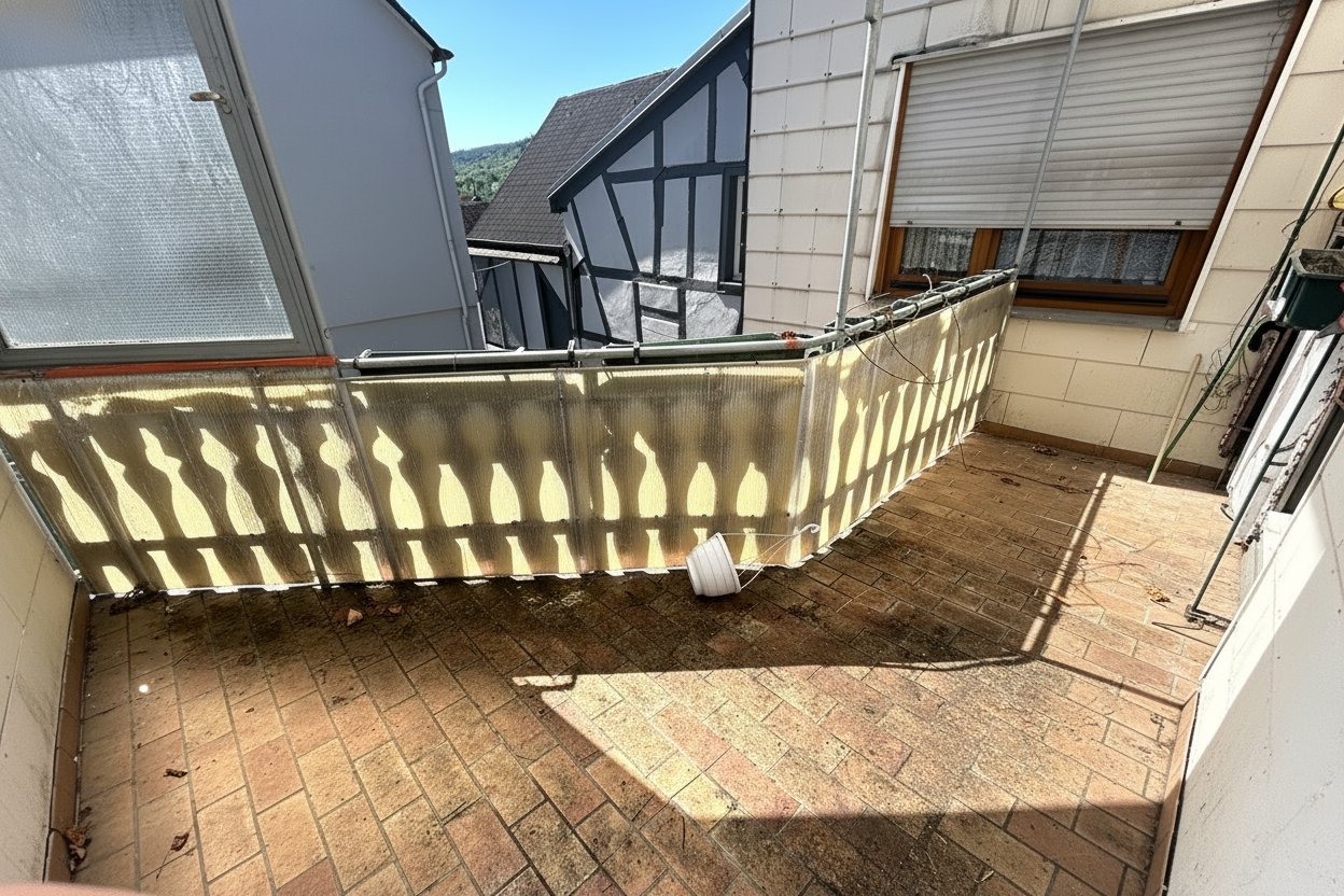 kleine Terrasse im 1. OG nach hinten kleine Terrasse im 1. OG nach hinten
