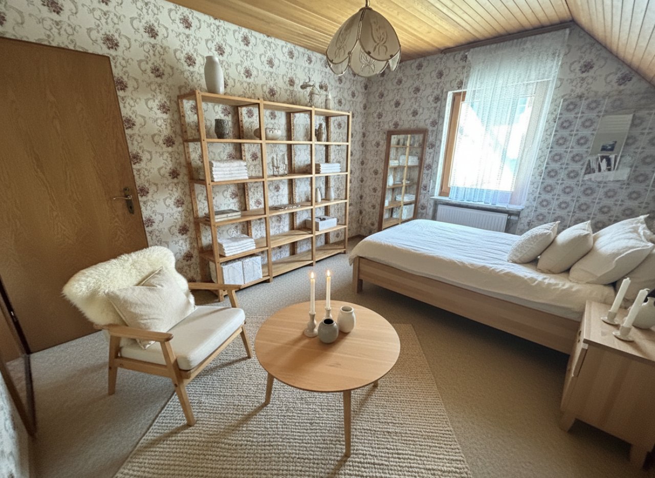 Schlafzimmer (KI-Homestaging) Schlafzimmer (KI-Homestaging)