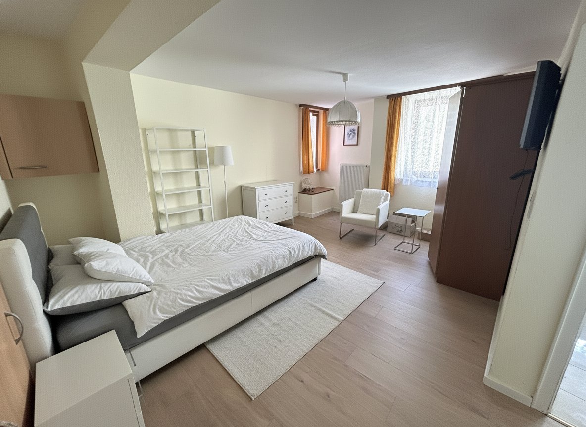 Schlafzimmer (KI-Homestaging) Schlafzimmer (KI-Homestaging)