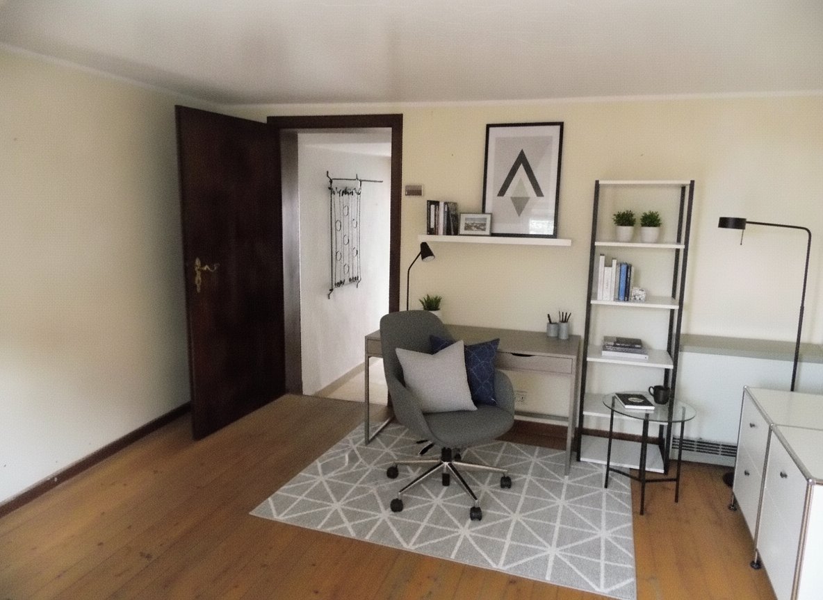 Zimmer OG (mit KI Home-Staging eingerichtet Zimmer OG (mit KI Home-Staging eingerichtet