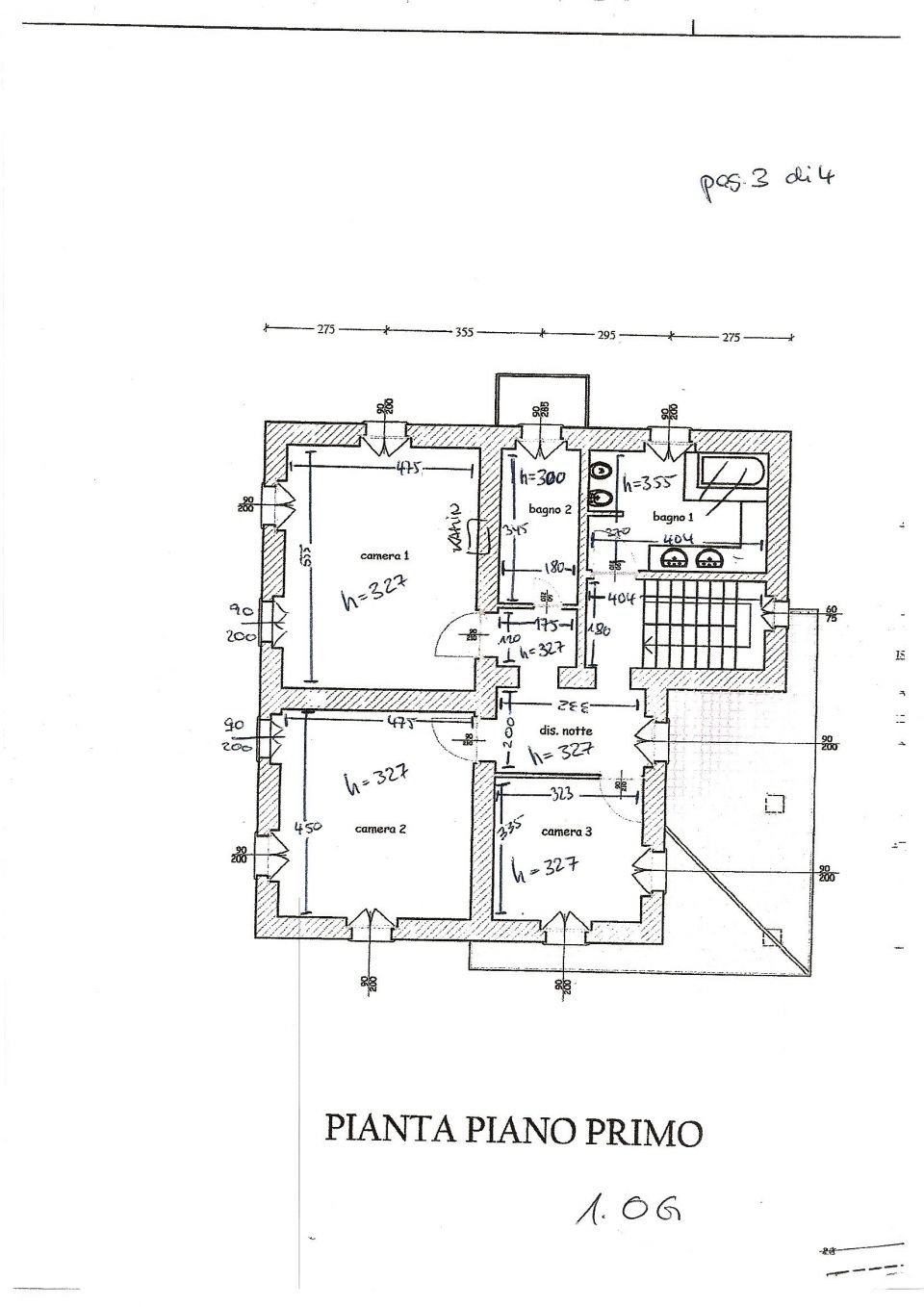 Plan Obergeschoss ( 1.OG ) 