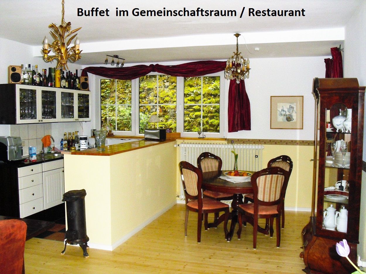 Frühstüksraum mit Buffet 