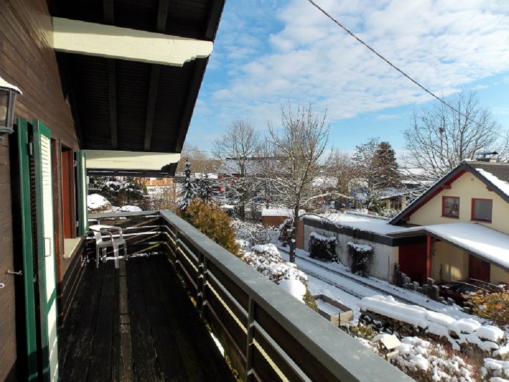 der Balkon mit Fernsicht 