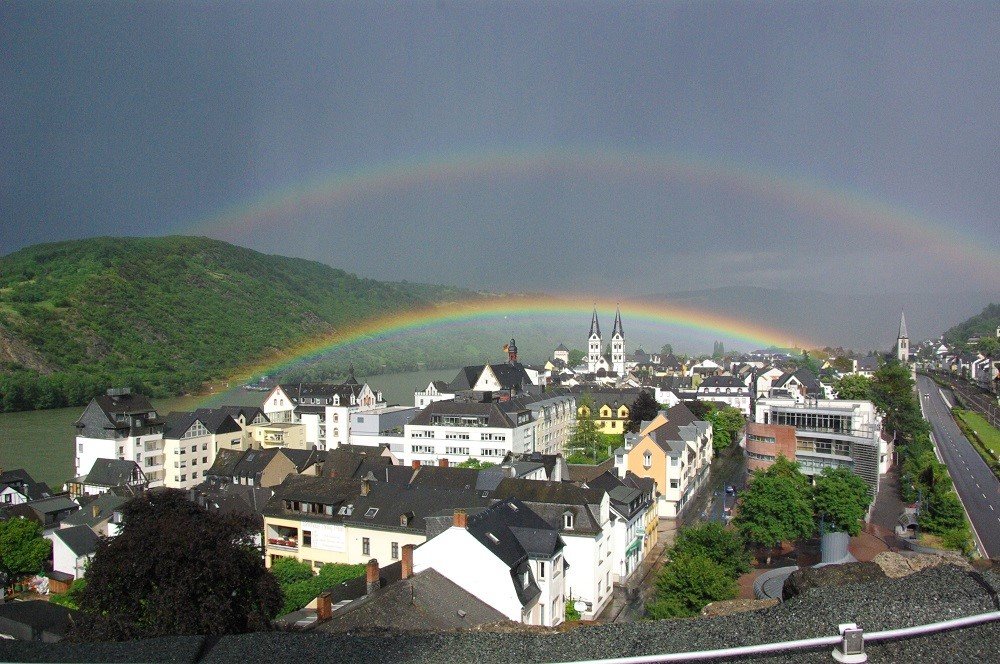 Blick über die Stadt von der Dachterrasse Blick über die Stadt von der Dachterrasse